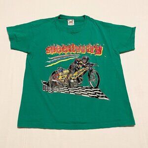 Speedway Kids Tshirt Size 7-8 Motorcycle Shirt
